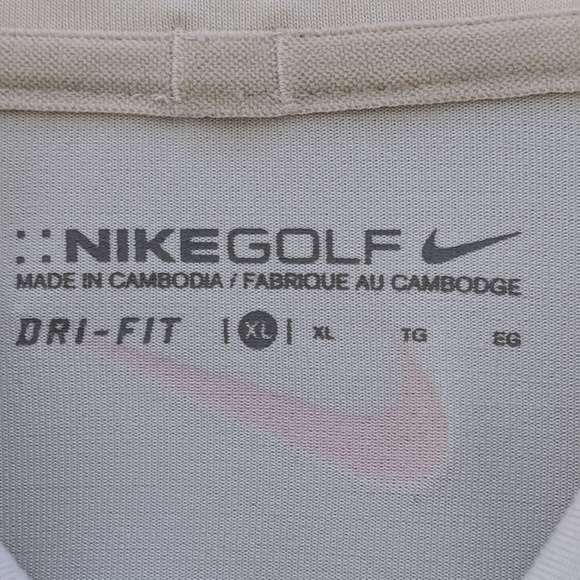 Men's Nike Golf Dri Fit Striped Shirt Size XL - Picture 7 of 7